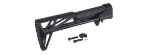 Atlas Custom Works MDX Retractable CQB Stock for M4 AEG Rifles- (Black)