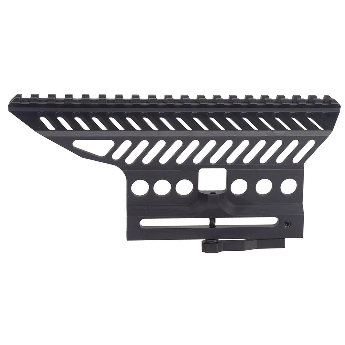 Atlas Custom Works B-13 Style Scope Mount for CYMA / GHK AK Airsoft Rifles - BLACK