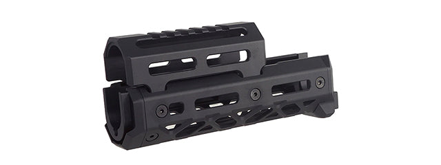 Atlas Custom Works Short M-LOK Handguard for CYMA AK Airsoft Rifle - (Black)