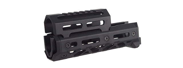 Atlas Custom Works Short M-LOK Handguard for Tokyo Marui AKM GBB Airsoft Rifle - (Black)