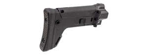 Atlas Custom Works ACR Style Stock For Marui TM NGRS MP5 AEG Airsoft Rifles - (Black)