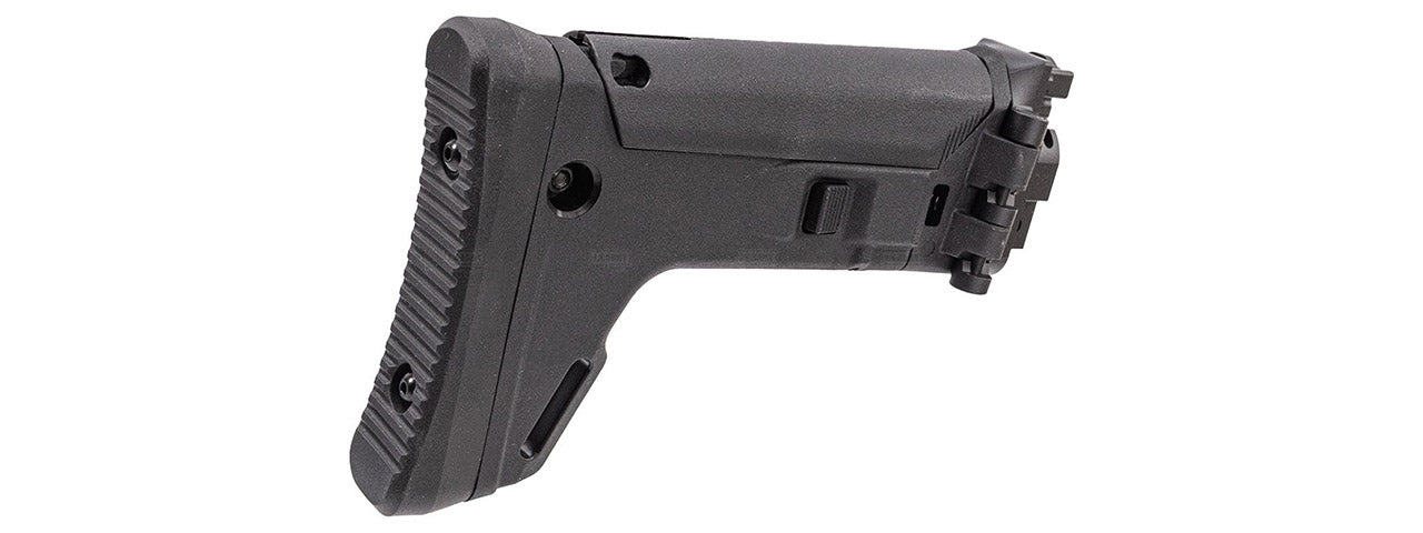 Atlas Custom Works ACR Style Adjustable Folding Stock for Archwick B&T AIR APC9K GBB Airsoft Rifles - (Black)