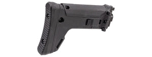 Atlas Custom Works ACR Style Adjustable Folding Stock for Archwick B&T AIR APC9K GBB Airsoft Rifles - (Black)