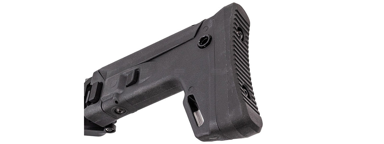 Atlas Custom Works ACR Style Adjustable Folding Stock for Archwick B&T AIR APC9K GBB Airsoft Rifles - (Black)