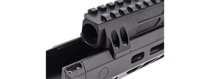 Atlas Custom Works CNC Aluminum 10.1 Inch M LOK Handguard w/ Railed Gas Tube for CYMA AKM AEG Airsoft Rifles - (Black)