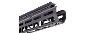 Atlas Custom Works CNC Aluminum 10.1 Inch M LOK Handguard w/ Railed Gas Tube for CYMA AKM AEG Airsoft Rifles - (Black)