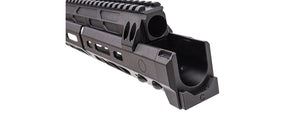 Atlas Custom Works CNC Aluminum 10.1 Inch M LOK Handguard w/ Railed Gas Tube for CYMA AKM AEG Airsoft Rifles - (Black)