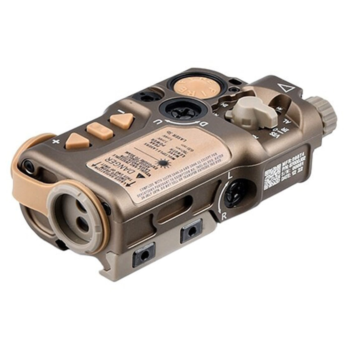 Atlas Custom Works RAID X Style CNC Aluminum Red IR Laser and Light Module - BLACK