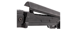 Atlas Custom Works Adjustable Telescopic Folding Stock w/ 4 Position Cheek Riser for GHK AKM V3 GBBR Airsoft Rifles - (Black)