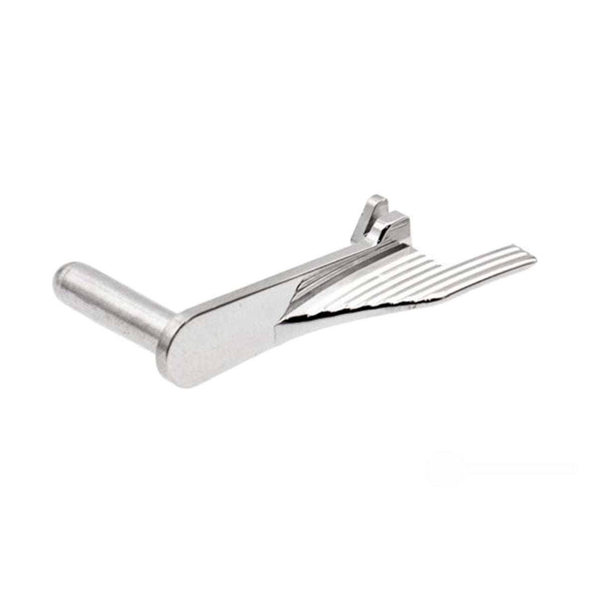 Atlas Custom Works Stainless Steel Type 1 Extended Slide Stop for Hi-Capa Airsoft Gas Blowback Pistols (Color: Silver)