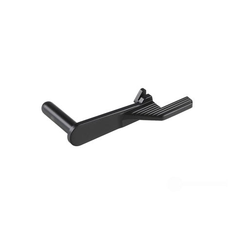 Atlas Custom Works Stainless Steel Type 2 Extended Slide Stop for Hi-Capa Airsoft Gas Blowback Pistols (Color: Black)