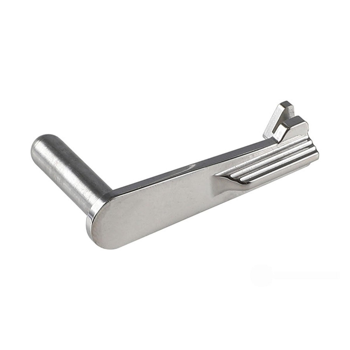 Atlas Custom Works Stainless Steel Type 7 Slide Stop for Hi-Capa Airsoft Gas Blowback Pistols (Color: Silver)