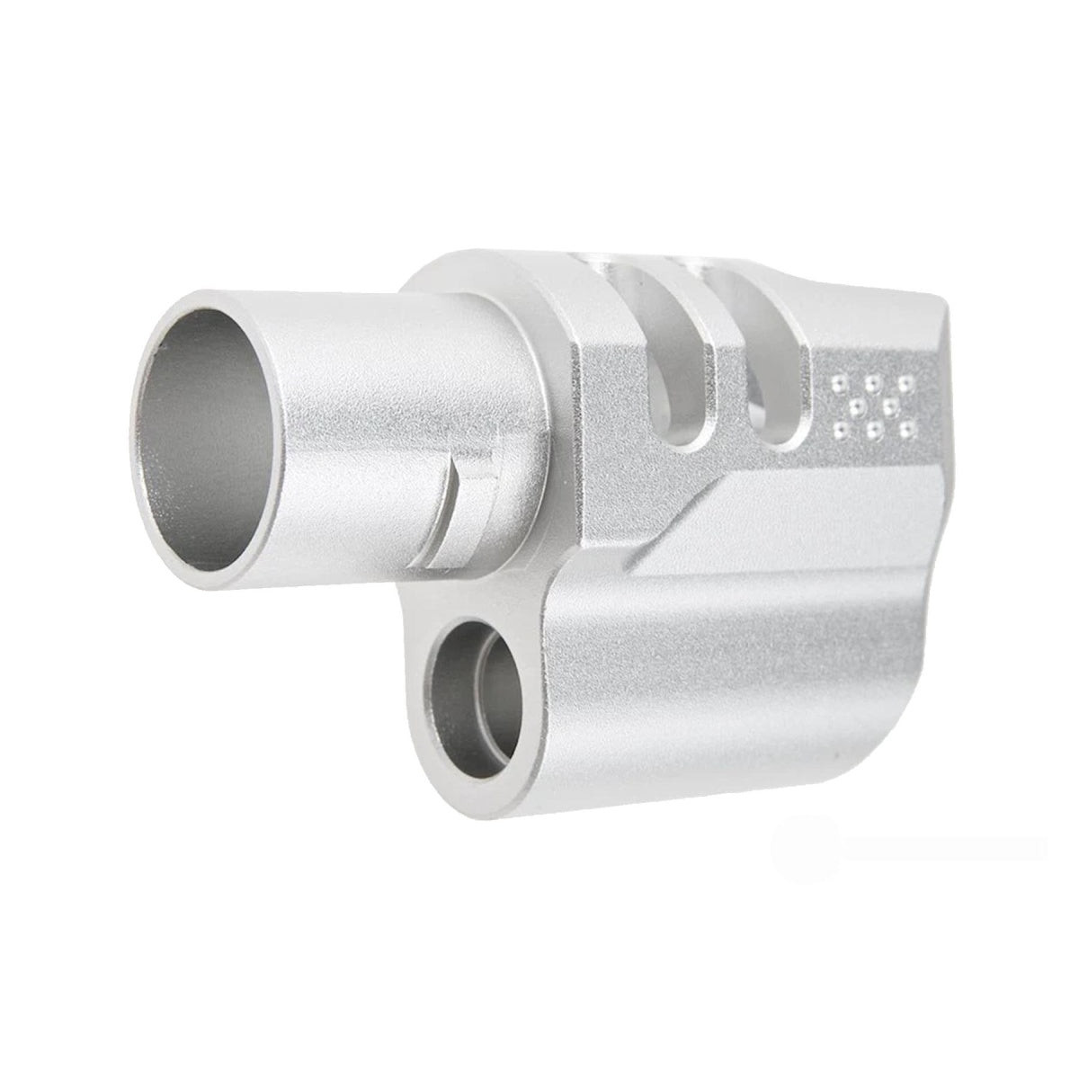 Atlas Custom Works Type 6 Compensator for Tokyo Marui 1911 Airsoft Pistols (Color: Silver)