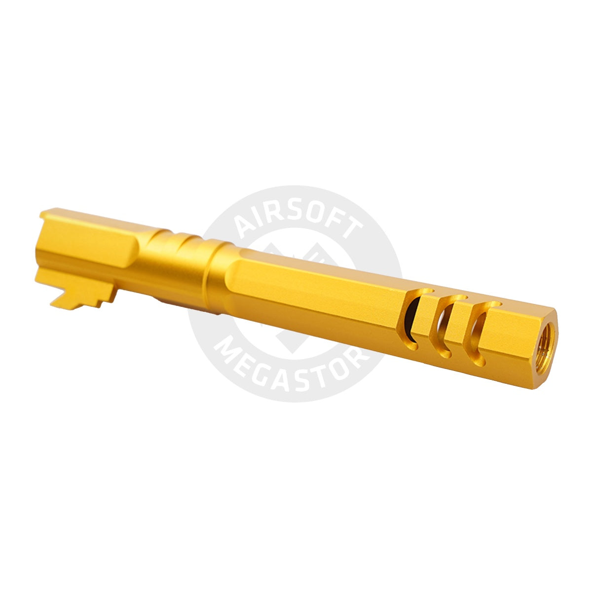 Atlas Custom Works 5.1 Inch Aluminum Hex Outer Barrel for TM Hicapa M11 CW GBBP (Gold)