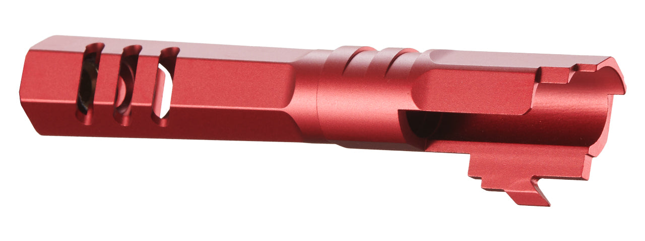 Atlas Custom Works 4.3 Inch Aluminum Straight Fluted Outer Barrel for TM Hicapa M11 CW GBBP (Red)