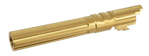 Atlas Custom Works Stainless Fluted Outer Barrel for Tokyo Marui Hi-Capa 5.1 GBB Airsoft Pistols - (Gold)