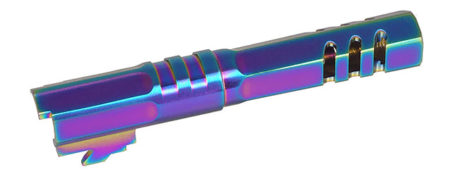 Atlas Custom Works Stainless Hexagon Outer Barrel for Tokyo Marui Hi-Capa 4.3 GBB Airsoft Pistols - (Heat Treated)