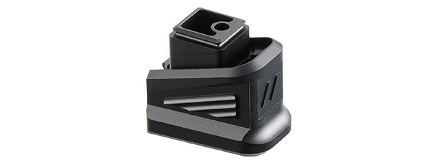 Atlas Custom Works CNC Aluminum Magazine Extension Pad for Tokyo Marui G-Series GBBP - (Black)