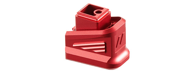 Atlas Custom Works CNC Aluminum Magazine Extension Pad for Tokyo Marui G-Series GBBP - (Red)