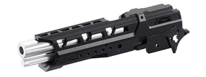 Atlas Custom Works CNC EX01 Slide & Frame Kit For Marui TM Hi-Capa GBBP Series - (Black/Silver)