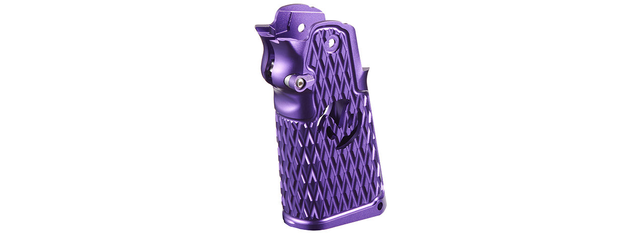 Atlas Custom Works CNC Aluminum Type 6 Grip for TM Marui Hi-Capa GBB Airsoft Pistols - (Purple)