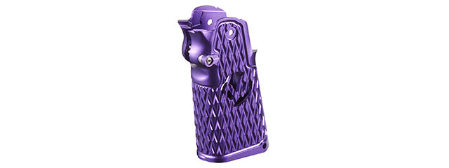 Atlas Custom Works CNC Aluminum Type 6 Grip for TM Marui Hi-Capa GBB Airsoft Pistols - (Purple)