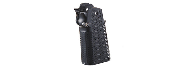 Atlas Custom Works CNC Aluminum Type 5 Grip for TM Marui Hi-Capa GBB Airsoft Pistols - (Black)