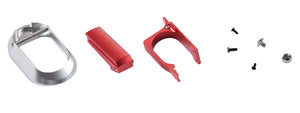 Atlas Custom Works CNC Aluminum Type 5 Grip for TM Marui Hi-Capa GBB Airsoft Pistols - (Red)