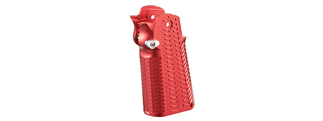 Atlas Custom Works CNC Aluminum Type 5 Grip for TM Marui Hi-Capa GBB Airsoft Pistols - (Red)