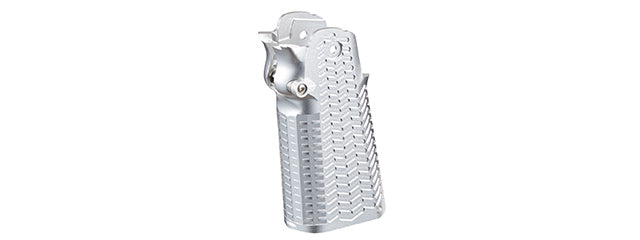 Atlas Custom Works CNC Aluminum Type 5 Grip for TM Marui Hi-Capa GBB Airsoft Pistols - (Silver)