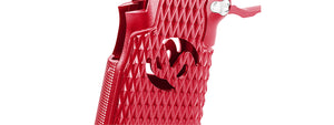 Atlas Custom Works CNC Aluminum Type 9 Grip Kit w/ Magwell Trigger Guard/Housing for Tokyo Marui Hi Capa GBBP Airsoft Pistols - (Red)