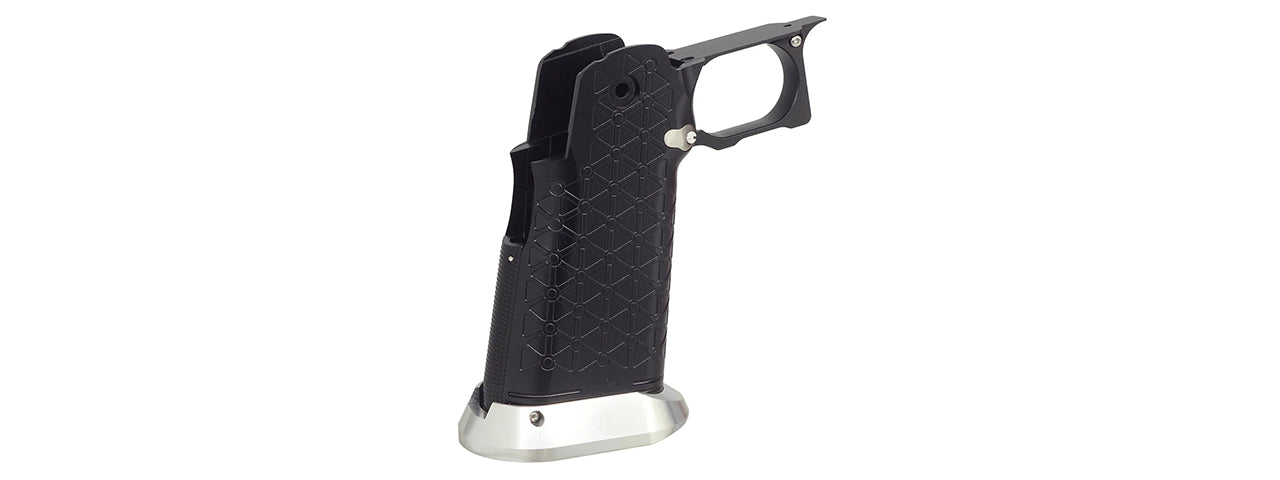Atlas Custom Works Aluminum Grip Type 8 for Tokyo Marui Hi-Capa GBB Airsoft Pistols - (Black)