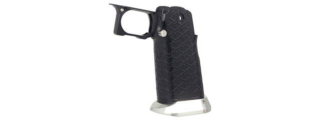 Atlas Custom Works Aluminum Grip Type 8 for Tokyo Marui Hi-Capa GBB Airsoft Pistols - (Black)
