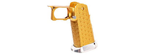 Atlas Custom Works CNC Aluminum Limcat Style Type 8 Grip For Marui TM Hi-Capa GBBP Series - (Gold)