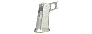 Atlas Custom Works Aluminum Grip Type 8 for Tokyo Marui Hi-Capa GBB Airsoft Pistols - (Silver)