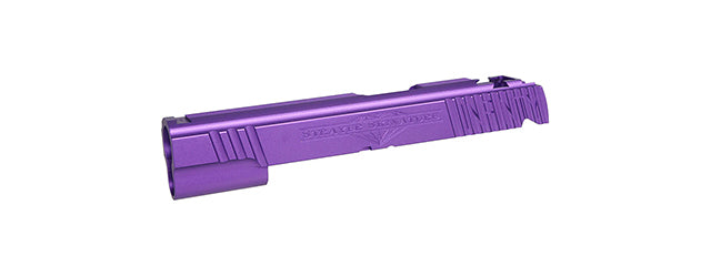 Atlas Custom Works Aluminum Infinity Signature Slide for Tokyo Marui 5.1 Hi-Capa GBB Airsoft Pistols - (Purple)