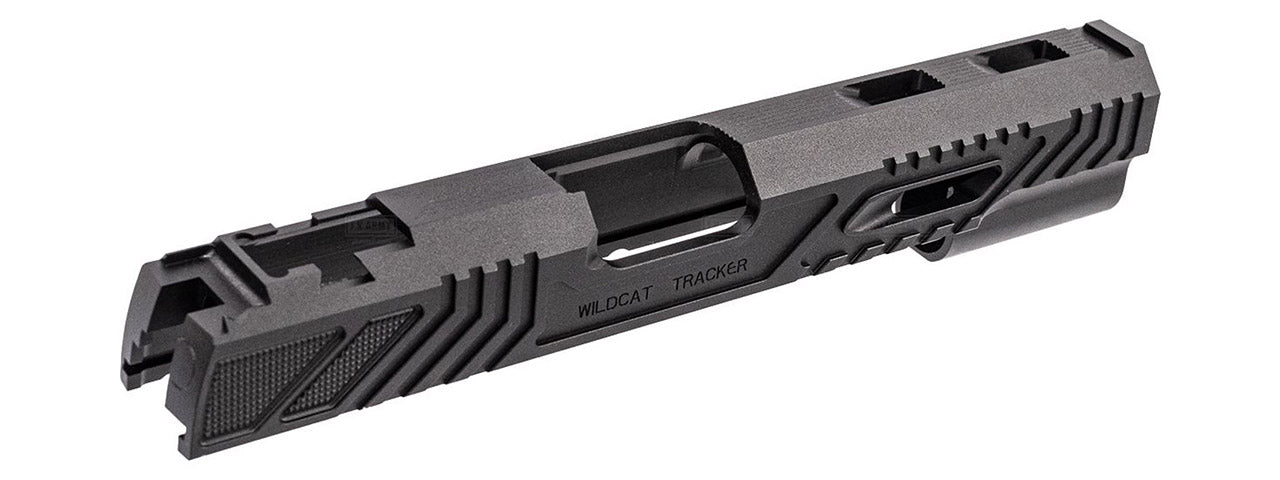 Atlas Custom Works CNC Aluminum Limcat Style WildCat Slide for Tokyo Marui Hi Capa 5.1 GBBP Airsoft Pistols - (Black)
