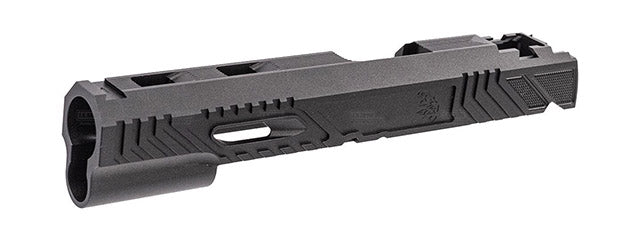 Atlas Custom Works CNC Aluminum Limcat Style WildCat Slide for Tokyo Marui Hi Capa 5.1 GBBP Airsoft Pistols - (Black)