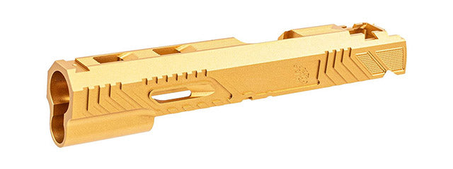 Atlas Custom Works CNC Aluminum Limcat Style WildCat Slide for Tokyo Marui Hi Capa 5.1 GBBP Airsoft Pistols - (Gold)