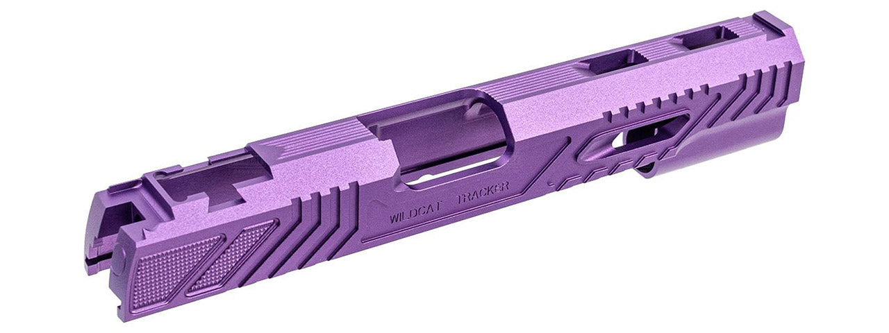 Atlas Custom Works CNC Aluminum Limcat Style WildCat Slide for Tokyo Marui Hi Capa 5.1 GBBP Airsoft Pistols - (Purple)
