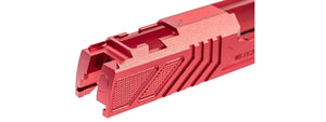 Atlas Custom Works CNC Aluminum Limcat Style WildCat Slide for Tokyo Marui Hi Capa 5.1 GBBP Airsoft Pistols - (Red)