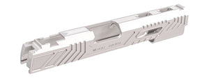 Atlas Custom Works CNC Aluminum Limcat Style WildCat Slide for Tokyo Marui Hi Capa 5.1 GBBP Airsoft Pistols - (Silver)