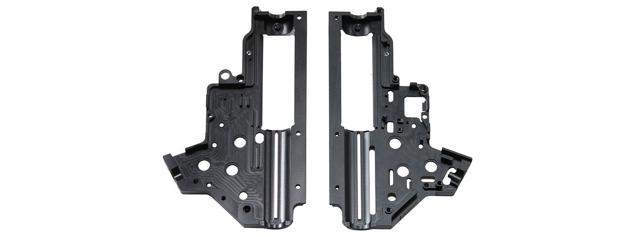 Atlas Custom Works V2 Airsoft CNC BILLET Gearbox Shell For M4/M16 AEG Platforms - (Black)