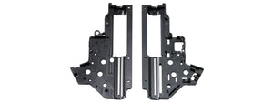 Atlas Custom Works V2 Airsoft CNC BILLET Gearbox Shell For M4/M16 AEG Platforms - (Black)