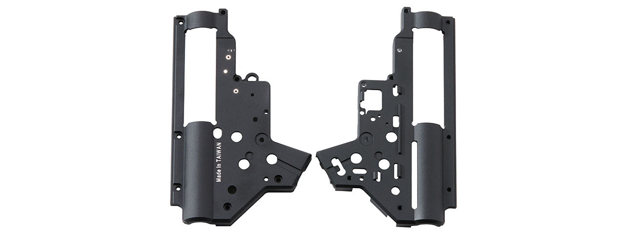 Atlas Custom Works V2 Airsoft CNC BILLET Gearbox Shell For M4/M16 AEG Platforms - (Black)