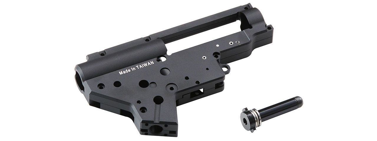 Atlas Custom Works V2 Airsoft CNC BILLET Gearbox Shell For M4/M16 AEG Platforms - (Black)