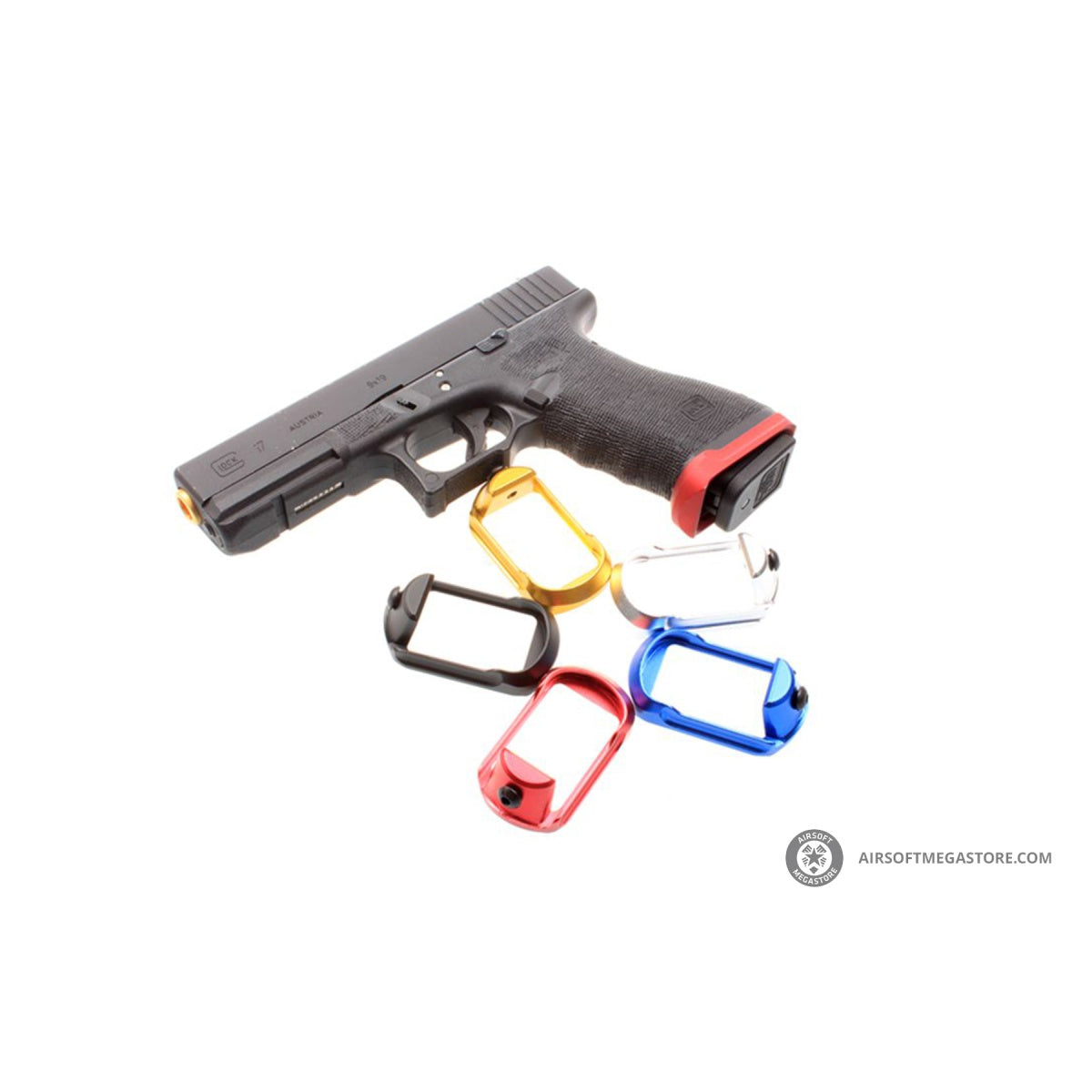 Atlas Custom Works Compact Magwell for VFC Glock 17 Airsoft Pistol (Color: Silver)