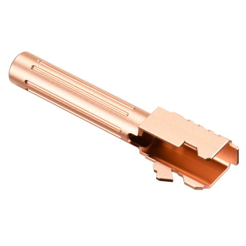 Atlas Custom Works BRA Style Aluminum Barrel for Umarex / VFC G19 Gen.3 GBB / Gold - Gold