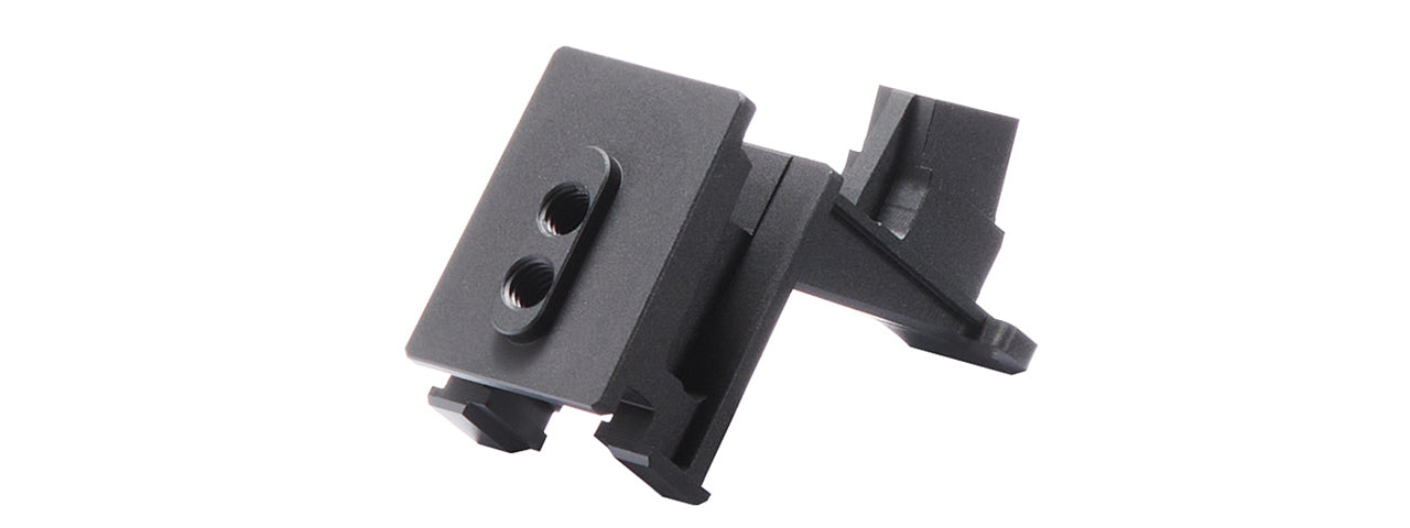 Atlas Custom Works Folding Telescopic Buttstock w/ Cheek Riser for Marui AKM GBB - (Black)