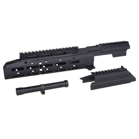 Atlas Custom Works MK3 Chassis System 5-Slot M-LOK Handguard For Tokyo Marui AKM GBB Rifle - (Black)
